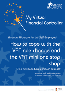How to cope with the VAT rule change and the VAT Mini One Stop Shop