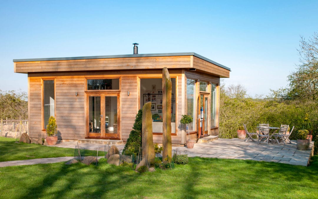 Could your new office be a log cabin in the garden?