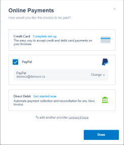 Online payments